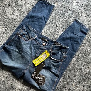 1822 stretchy Denim Dark Blue Skinny Jeans